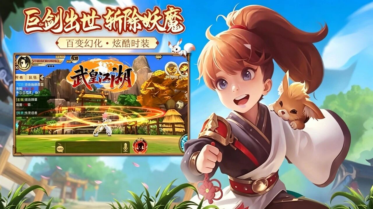 2026 热血江湖 2.0 巅峰作！武皇江湖自由侠客录零氪也能当大佬